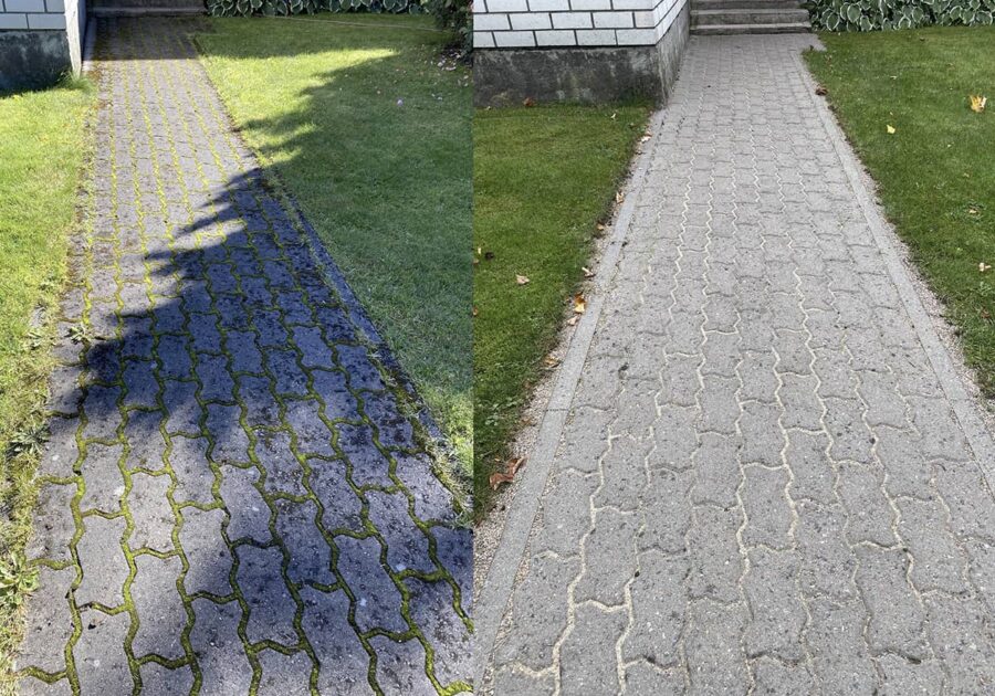 Tänavakivi puhastamine