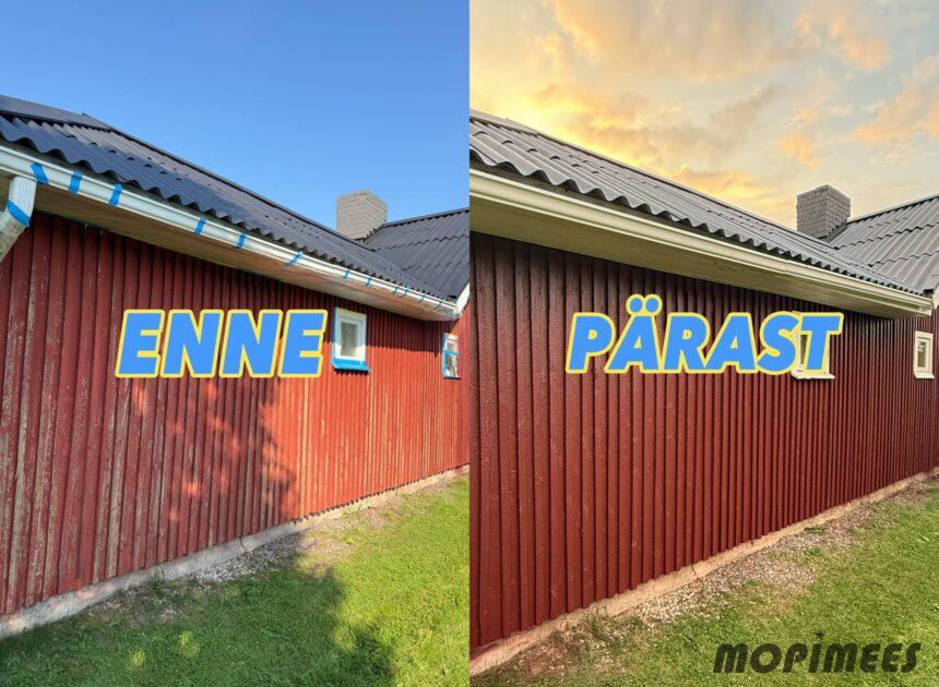 fassaadipesu fassaadi hooldus mopimees