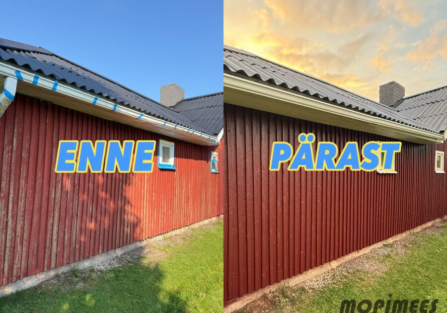 fassaadipesu fassaadi hooldus mopimees