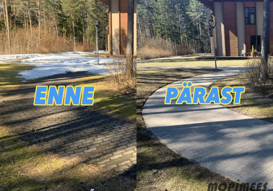 kiviparketi puhastamine mopimees 1