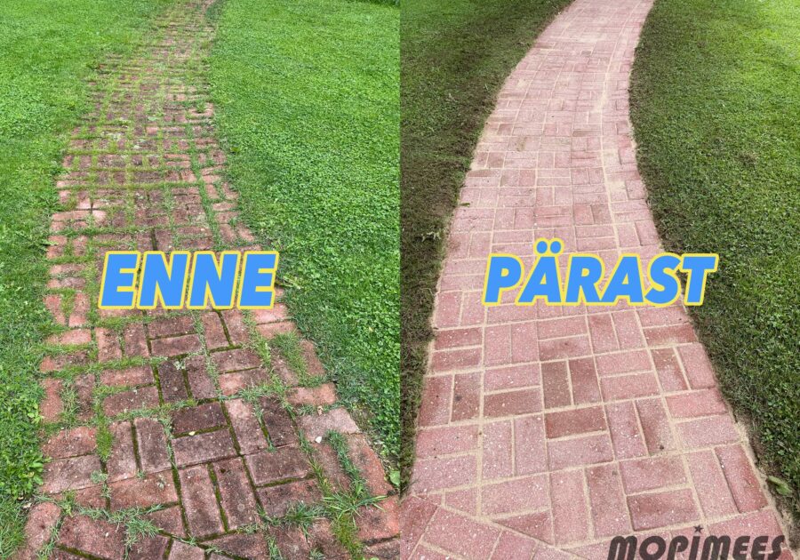 tänavakivi puhastus mopimees 2