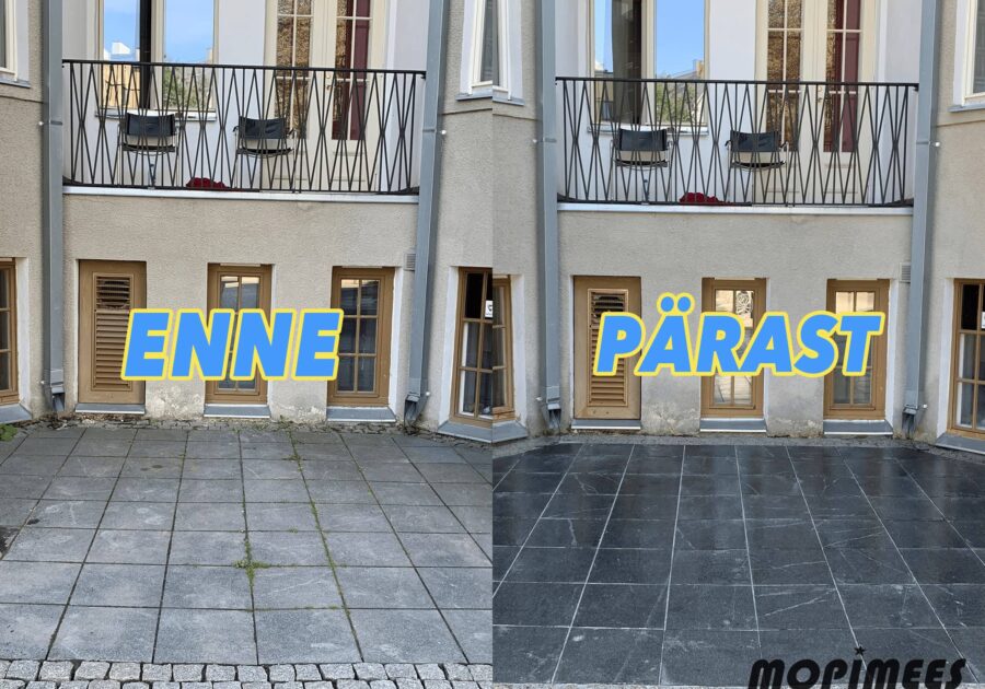 tänavakivide puhastus mopimees 2